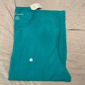 Teal long sleeve American Eagle shirt